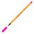 Ручка линер "Point" розовая 0.4мм корпус желтый STABILO 88/56 (083113)