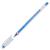 Ручка гелевая "Hi-Jell Color" голубая 0.7/138мм корпус прозрачный CROWN HJR-500H (084074)
