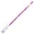 Ручка гелевая "Glitter Metal Jell" розовая блестки 1.0/138мм корпус прозрачный CROWN MTJ-500GLS(D) (085009)
