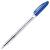 Ручка "Bit" синяя 0.7/144мм корпус прозрачный HATBER BP_061222 (085948)