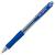 Ручка автомат "Laknock" синяя 0.5/121мм корпус прозрачный рез.грип UNI SN-100 (086521)