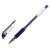 Ручка гелевая "Tepco" 36шт синяя 0.5/127мм/иг корпус прозрачный рез.грип дисплей FLEXOFFICE FO-GEL08 D36 (087539)
