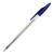 Ручка "333" синяя 0.7/130мм корпус прозрачный СТАММ РШ300 (087786)