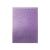 Блокнот А5 80л клетка/гребень бумвинил "Metallic" фиолетовый цветн/срез HATBER 80Б5бвВ1гр (119177)