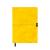 Книжка записная А5 96л без линовки интегр кожзам "Джинс делавэ" желтый черн блок ФЕНИКС+ 50466 (127857)