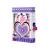 Книжка записная А5 42л линия тв блест "Сердце Этно" фиолетовый +замочек подар/уп ALINGAR AL9189 (129186)
