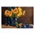 Картина по номерам красками на картоне А4 "Подсолнухи в синей вазе" РЫЖИЙ КОТ Р-2438 (182211)