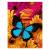Картина по номерам красками на картоне 30*40 "Яркая бабочка" LORI РКН/Ф-038 (182285)