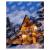 Картина по номерам красками на картоне 40*50 "Зимняя дача" LORI Кпн-188 (187755)