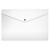 Папка-конверт на кнопке А4 0,18мм "Diamond Total White" тонированный белый ERICH KRAUSE 54895 (315274)