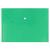 Папка-конверт на кнопке А4 0,15мм зеленый INФОРМАТ NK8015G (316755)