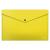 Папка-конверт на кнопке А4 0,18мм "Glossy Neon" желтый ERICH KRAUSE 50309 (317513)