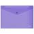 Папка-конверт на кнопке А4 0,18мм "Vivid" тонированный фиолетовый ERICH KRAUSE 47117 (318045)