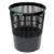 Корзина офисная для мусора пластик 14л круглая сетчатая черная СТАММ КР51 (370613)