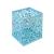 Подставка настольная "Стакан квадратный" ажурный металический голубой DEVENTE 4104705 (376779)