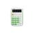 Калькулятор карманный 08-разрядный 97*62мм зеленый/белый UNIEL UK-11G (391105)