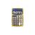 Калькулятор карманный 08-разрядный 112*71мм желтый/голубой е/п UNIEL UK-31BY (391221)