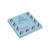 Блок самоклеящийся (стикеры) 76*76 100л голубой неон ATTOMEX 2010912 (581562)